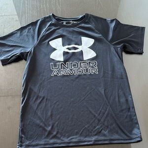 Under Armour Kids Black  Short Sleeve Tee